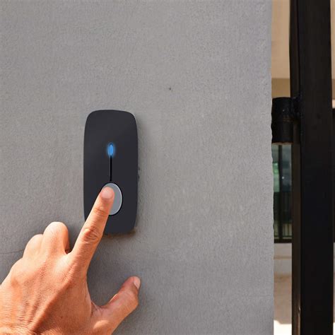 Wireless Doorbell Chime Kit Black with 4 Volume Level 52 Melodies Chimes 850ft Range - AUTENS ...