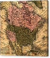 Old North America Map Photograph by Belterz - Pixels