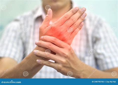 Hand Joints Inflammation. Concept of Rheumatic Arthritis, Hand Joint ...