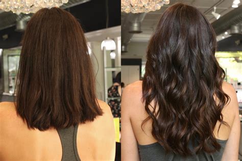 18 Inch hair extensions before and after: A magical transformation ...