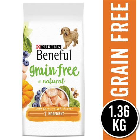 Beneful Grain Free Adult Dry Dog Food; Real Farm-Raised Chicken ...