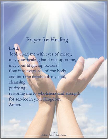 Prayers - Prayer for Healing (PDF) | FREE Ship $49 | Prayer for healing the sick, God healing ...