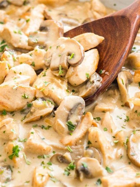 Chicken Mushroom Pasta {So creamy and easy!} - Plated Cravings