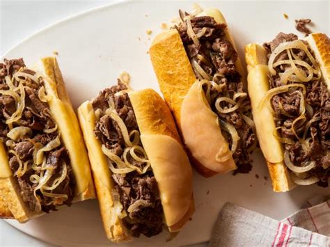 Philly Steak Sandwiches Recipe | Rachael Ray | Food Network