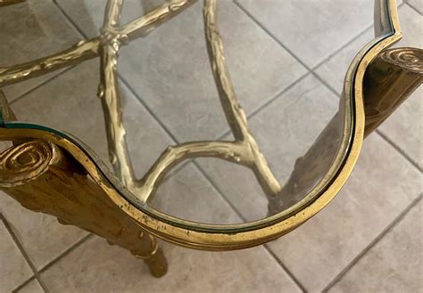 Branch Tree Form Bronze Serpentine Cocktail Coffee Table For Sale at 1stDibs | tree branch ...