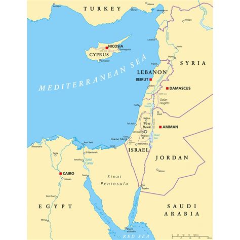 World Maps Israel Haifa sightseeing tourist map