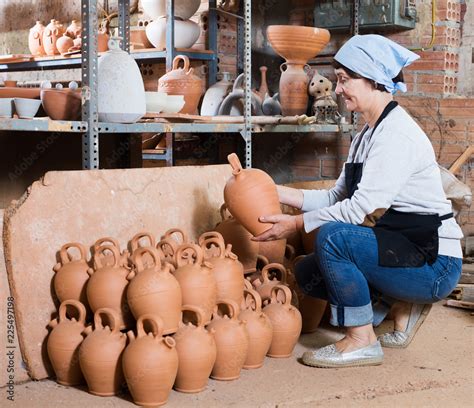 Potter at work Stock Photo | Adobe Stock