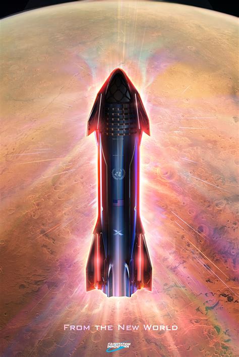 Spacex Starship Wallpaper - A Take On A Spacex Starship Mars Mission ...