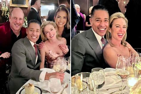 Amy Robach and boyfriend TJ Holmes cuddle and smile at wedding in sweet photo after ex spouses ...