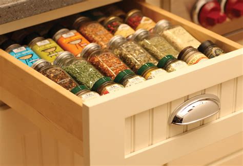 Smart Kitchen Design: Genius Ways to Store Your Spices - Dura Supreme ...