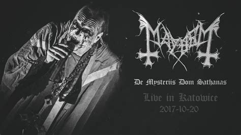 MAYHEM - De Mysteriis Dom Sathanas + Outro - live in Katowice 17/10/20 - YouTube