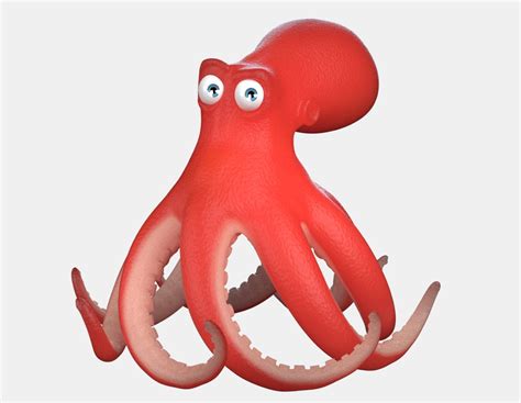 Common Octopus Rigged 3d Model - vrogue.co