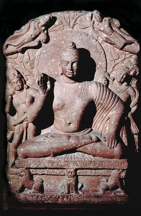 e. 2nd C. Seated Buddha found at Katra Mound Mathura India. Kushan period. red sandstone | 상, 불