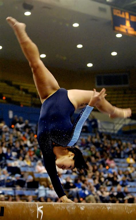 gymnastics | UCLA gymnastics team balances the beam and the school books | Daily ... | Artistic ...