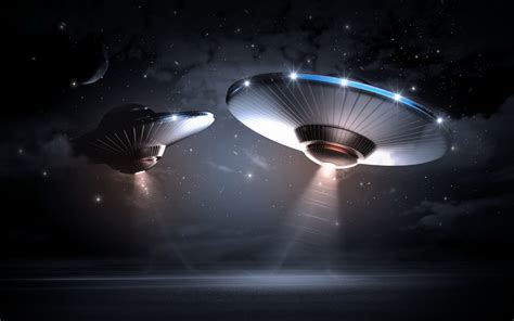 UFO in dark night Full HD Wallpaper and Background Image | 2560x1600 ...