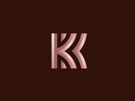 KK in 2023 | Text logo design, Letter logo design, Graphic design inspiration