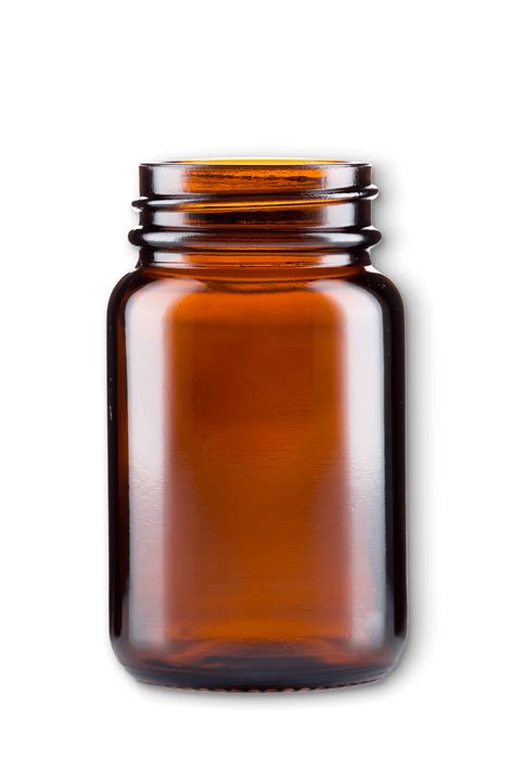 Amber Glass Powder Jars | Lifestyle Packaging