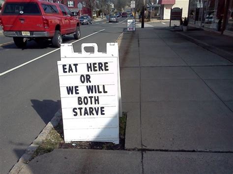 18 Funny Restaurant Signs