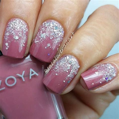 Glitter Gel Nail Design Ideas