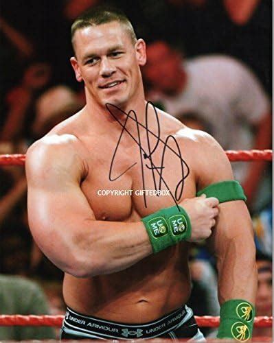 LIMITED EDITION JOHN CENA WRESTLING SIGNED PHOTO + CERT PRINTED AUTOGRAPH SIGNATURE SIGNED ...