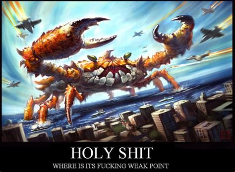 Weak point | E3 Sony 2006 / Giant Enemy Crab | Know Your Meme