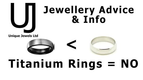 Jewellery Advice and Info. Titanium Rings = No - YouTube