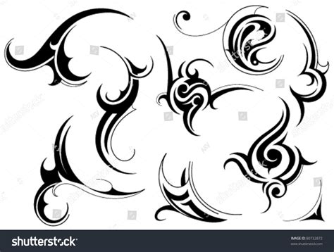 Tribal Art Patterns Stock Vector Illustration 80732872 : Shutterstock