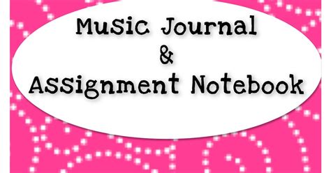 www.KidsSingStudio.com: Sneak peek at the Assignment Notebook Cover.