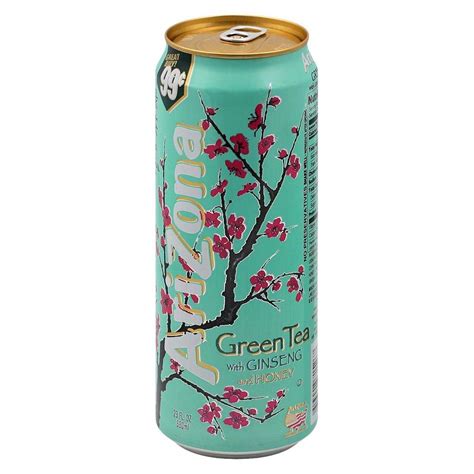 Arizona Green Tea with Ginseng and Honey - 23 fl oz Can | Arizona green ...