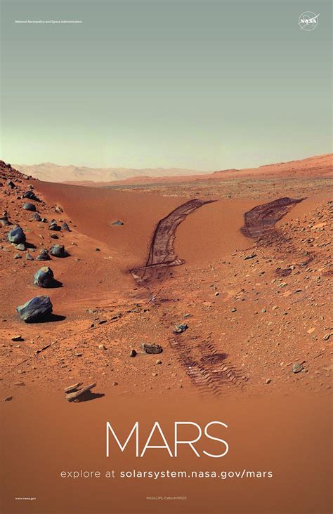 NASA MARS POSTERS: Solar System Series Red Planet Prints – Pimlico ...