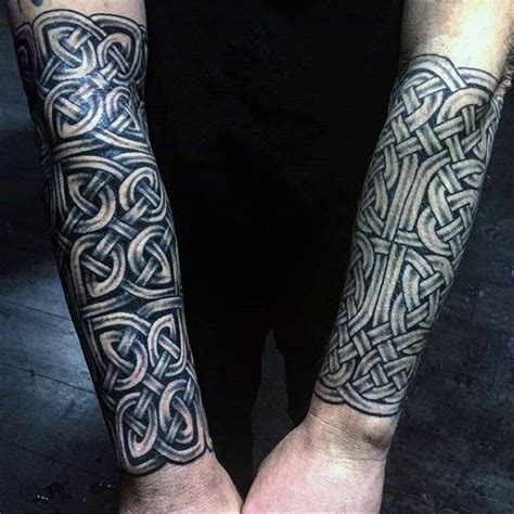 101 Rad Celtic Knot Tattoos for Men [2024 Inspiration Guide] | Celtic sleeve tattoos, Forearm ...