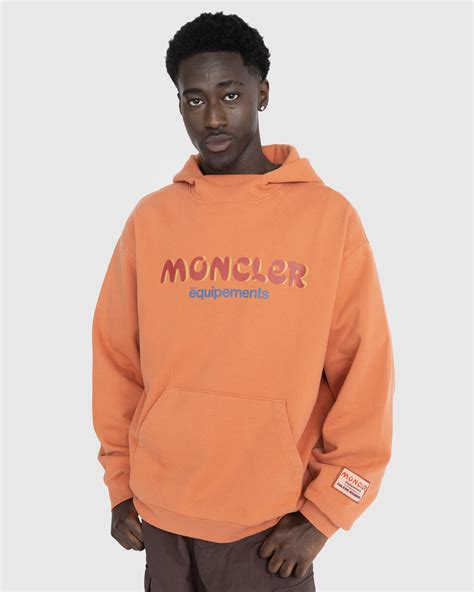 Moncler x Salehe Bembury – Logo Hoodie Beige | Highsnobiety Shop