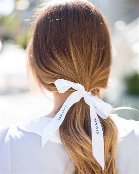 Top 75+ imagen chanel ribbon hair - Abzlocal.mx