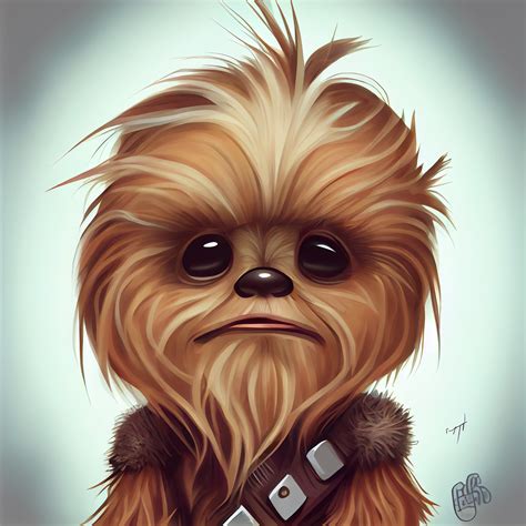 ArtStation - Cute Chewbacca