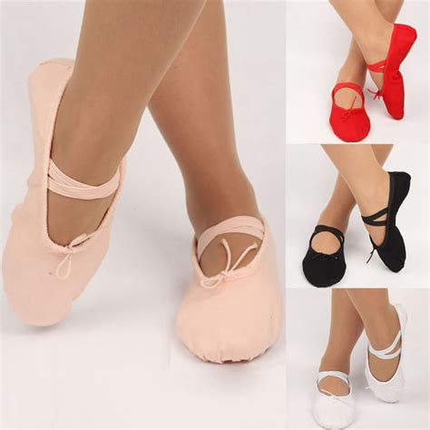 New Practice Ballet Shoe Ballet Dance Shoes 2 Colors For Girl Latin Ballet Slippers Indoor ...