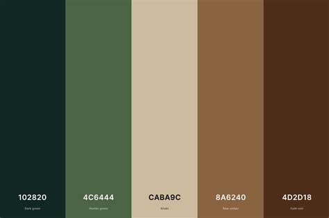 20 Brown Color Palettes With Names And Hex Codes –, 57% OFF