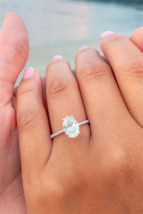 Simple Engagement Rings For Girls Who Love Classic ★ #engagementring #proposal Engagement Ring ...