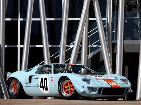 1968, Ford, Gt40, Gulf oil, Le mans, Race, Racing, Supercar, Classic ...