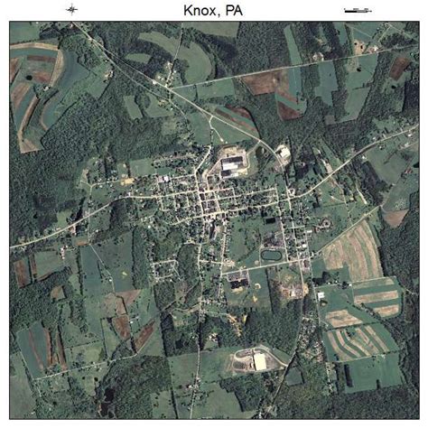 Aerial Photography Map of Knox, PA Pennsylvania