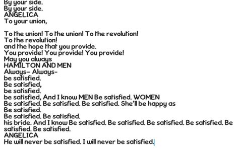 Satisfied - Lyrics | Wiki | Hamilton Amino