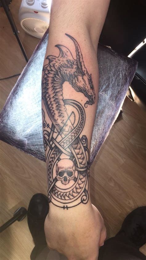 My Celtic dragon tattoo : r/Celtic