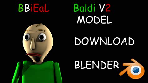 BBiEaL Baldi V2 Blender Release by AngryGal on DeviantArt