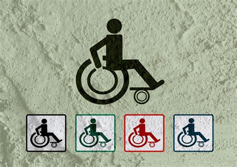 Restrooms For Wheelchair Handicap Icon Free Stock Photo - Public Domain Pictures