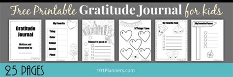 Free Printable Gratitude Journal (50 pages) with 55 Gratitude Prompts