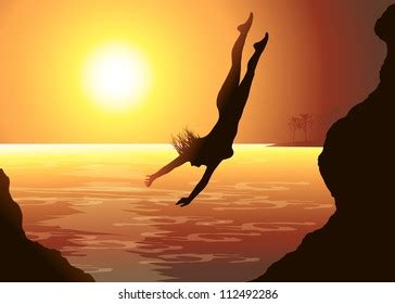 4,694 Woman Diving Silhouette Images, Stock Photos & Vectors | Shutterstock