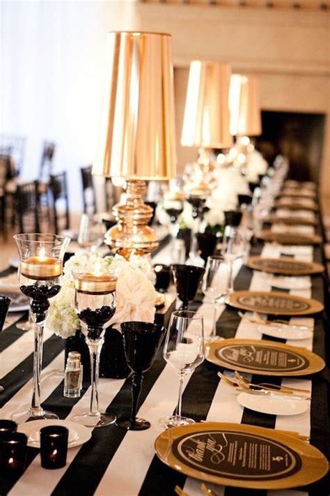 Black White And Gold Wedding Theme - Theme Image