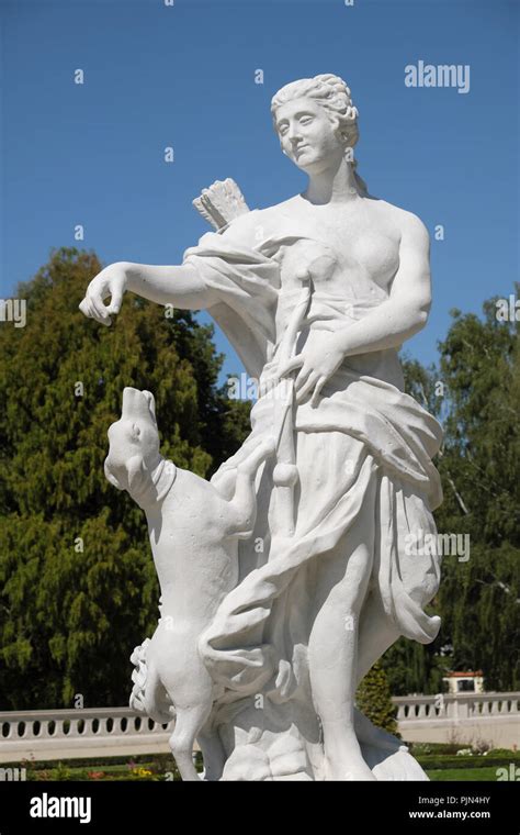 Status of Callisto the nymph from Greek mythology at Branicki Palace ...