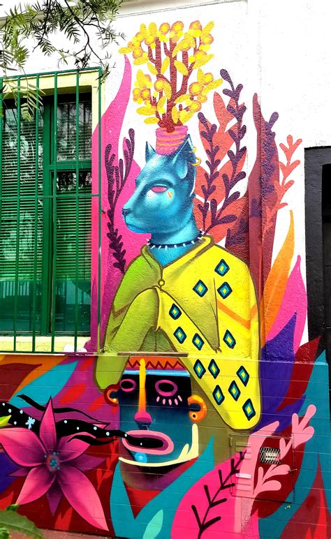 Bogotá Colombia - Street Art & Graffiti – This is from the Chapinero District of Bogotá. The ...