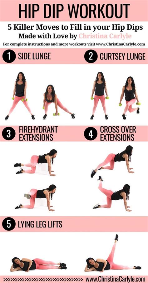 Discover How to Lose Hip Dips & The Best Exercises for Curvy Hips - #Curvy #Dips... | Hip dip ...