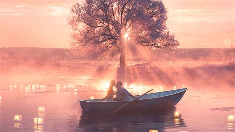 Romantic Couple Boat Wallpaper,HD Love Wallpapers,4k Wallpapers,Images ...